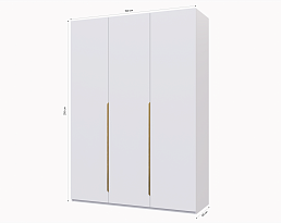 Изображение товара Пакс Альхейм 13 white (gold) ИКЕА (IKEA) на сайте delmard.ru
