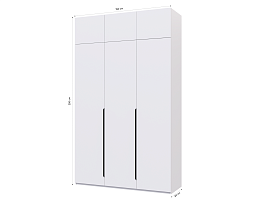 Изображение товара Пакс Альхейм 23 white (black) ИКЕА (IKEA) на сайте delmard.ru
