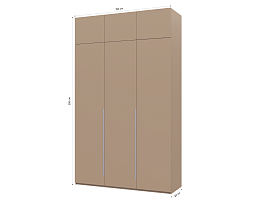 Изображение товара Пакс Альхейм 23 brown (silver) ИКЕА (IKEA) на сайте delmard.ru