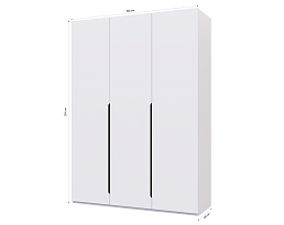 Изображение товара Пакс Альхейм 13 white (black) ИКЕА (IKEA) на сайте delmard.ru
