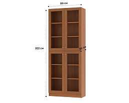 Изображение товара Билли 335 walnut guarneri ИКЕА (IKEA) на сайте delmard.ru