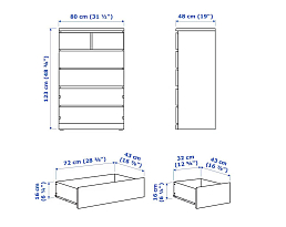 Изображение товара Мальм 26 beige ИКЕА (IKEA) на сайте delmard.ru