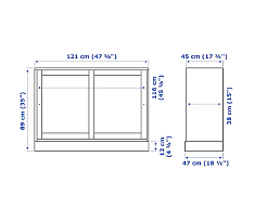 Изображение товара Хавста 114 white ИКЕА (IKEA) на сайте delmard.ru