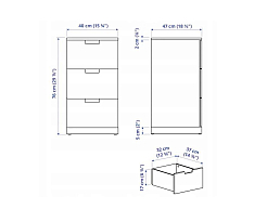 Изображение товара Нордли 26 white ИКЕА (IKEA) на сайте delmard.ru